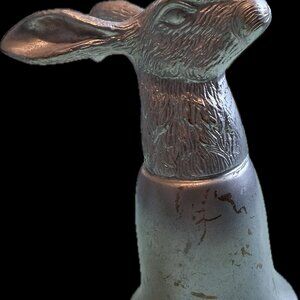 Vintage Hare Stirrup Cup Pewter Circa 1910